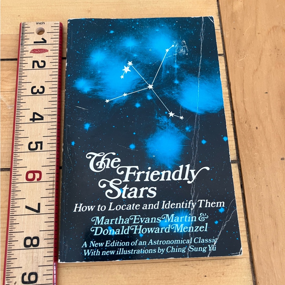 Friendly Stars How to Locate & Identify Field Guide Martin Menzel Dover 1966